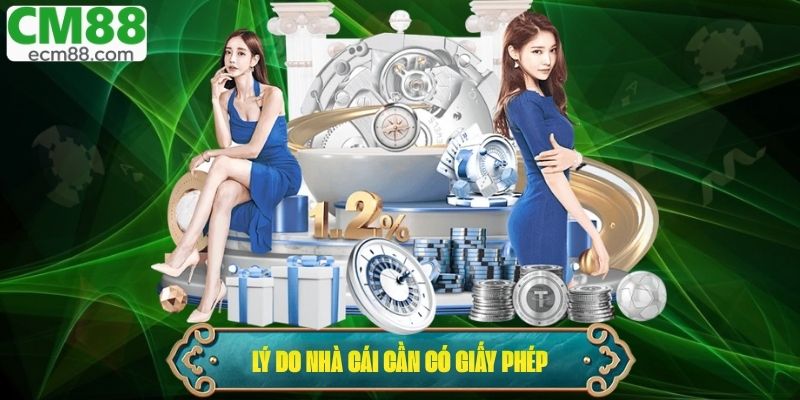 Lý do nhà cái cần có giấy phép kinh doanh
